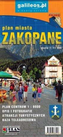 Plan miasta - Zakopane 1:11 500 [KSIĄŻKA]
