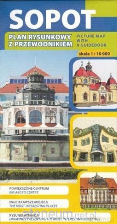 Plan rysunkowy z przewodnikiem - Sopot