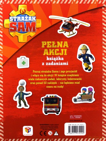 Strażak Sam. Pełna akcji książka z zadaniami [KSIĄŻKA]