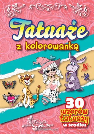 Tatuaże z kolorowanką [KSIĄŻKA]