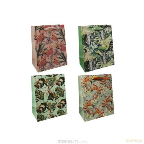 Torby prezentowe 18x23 Kwiaty Vintage (12 szt)