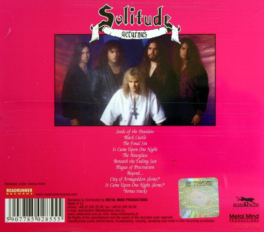 Solitude Aeturnus: Beyond The Crimson Horizon + Bonusy (Reedycja) (digipack) [CD]