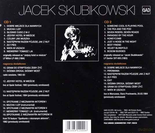 Jacek Skubikowski: Jedyny Hotel w Mieście [2CD]