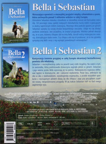 Bella i Sebastian / Bella i Sebastian 2 Kolekcja 2 filmów (booklet) [2DVD]