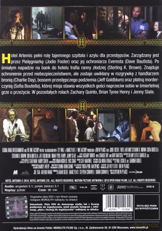 Hotel Artemis [DVD]
