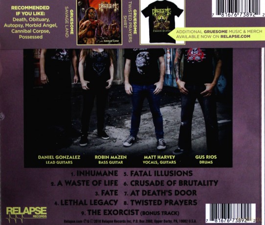 Gruesome: Twisted Prayers [CD]