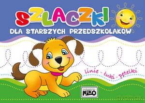 Szlaczki dla starszych przedszkolaczków. Linie, łuki, i pętelki` [KSIĄŻKA]