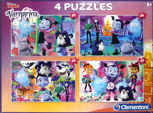 CLEMENTONI 2x20+2x60 el. Vampirina [PUZZLE]