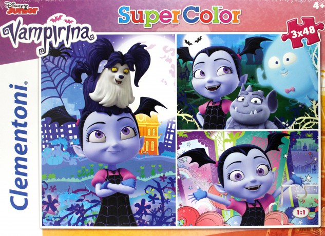 CLEMENTONI 3x48 el. Vampirina [PUZZLE]