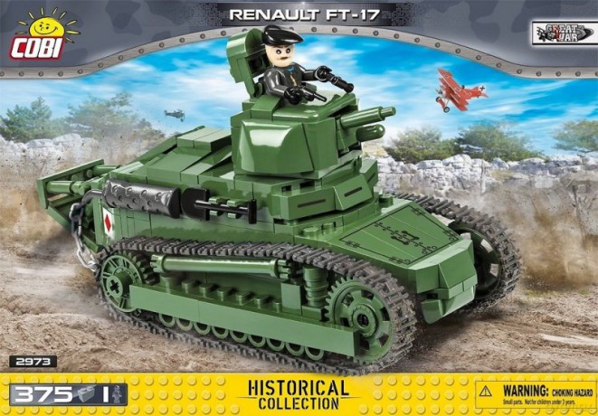 Renault FT-17 francuski czołg lekki [KLOCKI]
