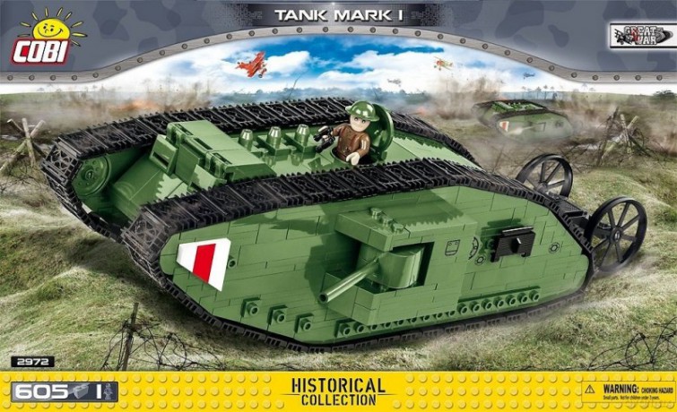 Tank Mark I czołg brytyjski [KLOCKI]