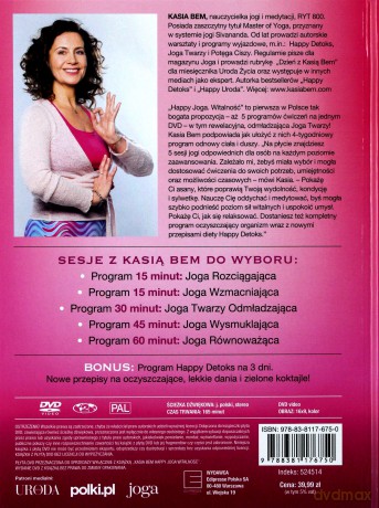 Katarzyna Bem: Happy Joga. Witalność (booklet) [DVD]