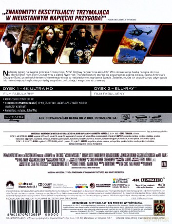 Mission: Impossible 2 (steelbook) [Blu-Ray 4K]+[Blu-Ray]