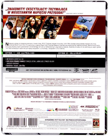 Mission: Impossible 2 (steelbook) [Blu-Ray 4K]+[Blu-Ray]