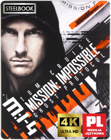 Mission: Impossible 4 - Ghost Protocol (steelbook) [Blu-Ray 4K]+[Blu-Ray]