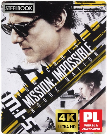 Mission: Impossible 5 - Rogue Nation (steelbook) [Blu-Ray 4K]+[Blu-Ray]