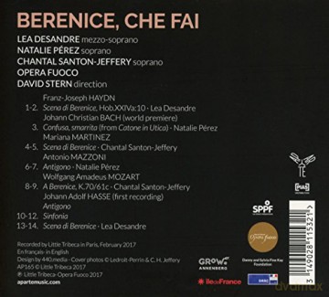 Opera Fuoco: Berenice Che Fai (digipack) [CD]