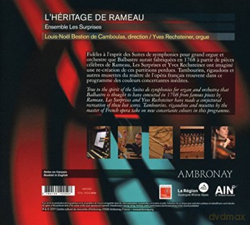 L Heritage De Rameau: Ensemble Les Surprise (digipack) [CD]