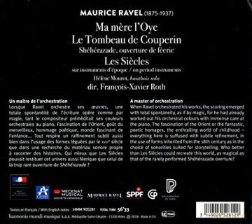 Ravel: Ma Mere L Oye Les Siecles Roth (digipack) [CD]