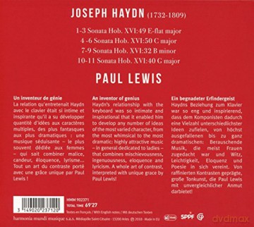Haydn: Piano Sonatas Nos 32 40 49 50 Lewis [CD]