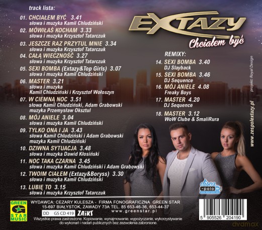 Extazy: Chciałem być [CD]