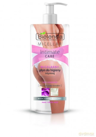Bielenda Micellar Intimate Care Płyn do higieny intymnej Róża+Kwas Mlekowy 300 ml