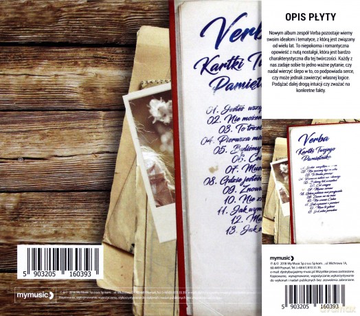 Verba: Kartki Twojego Pamiętnika [CD]