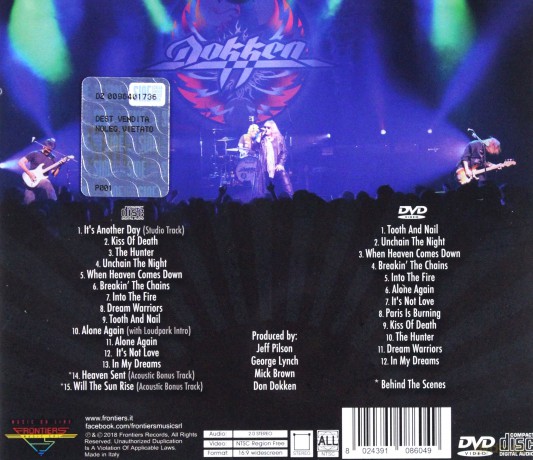 Dokken: Return To The East Live [CD]+[DVD]