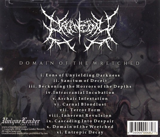 Organectomy: Domain Of The Wretched [CD]