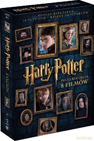 Harry Potter. Pełna Kolekcja 8 Filmów. Edycja Specjalna z Księgą Artefaktów [16DVD]