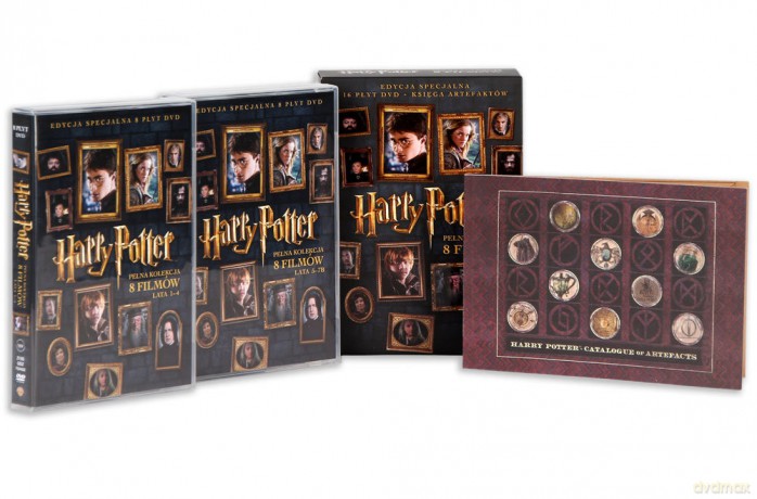 Harry Potter. Pełna Kolekcja 8 Filmów. Edycja Specjalna z Księgą Artefaktów [16DVD]