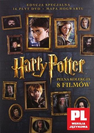 Harry Potter. Pełna Kolekcja 8 Filmów. Edycja Specjalna z Mapą Hogwartu [16DVD]