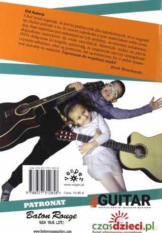 Przeboje muzyki klasycznej. Samouczek na gitarę dla najmłodszych - Jacek Wenclewski [KSIĄŻKA]