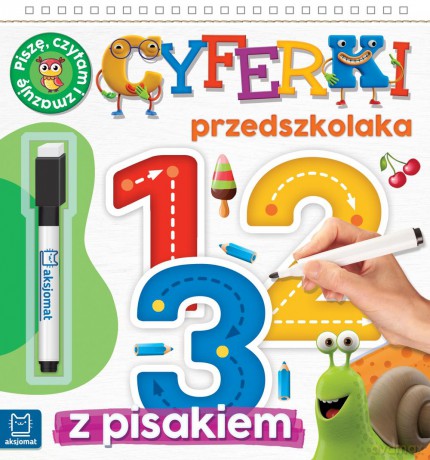 Cyferki przedszkolaka. Piszę czytam i zmazuję [KSIAŻKA]