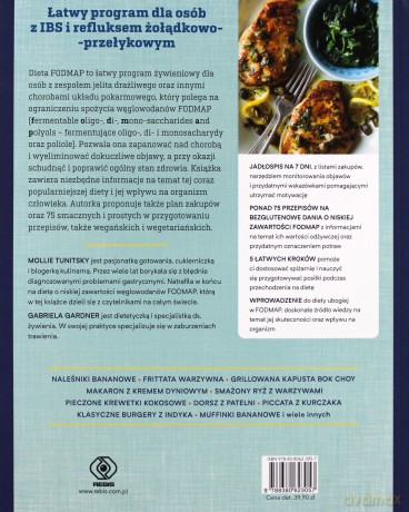Dieta fodmap. Stop zespołowi jelita drażliwego. Łatwy program dla osób z ibs refluksem żołądkowo przełykowym - Mollie Tunitsky [KSIAŻKA]