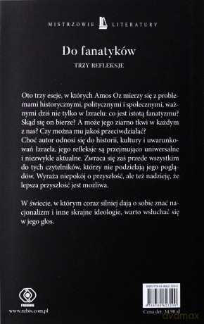 Do fanatyków. Trzy refleksje - Amos Oz [KSIAŻKA]