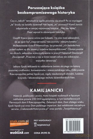 Epoka milczenia. Przedwojenna Polska o której wstydzimy się mówić - Kamil Janicki [KSIAŻKA]