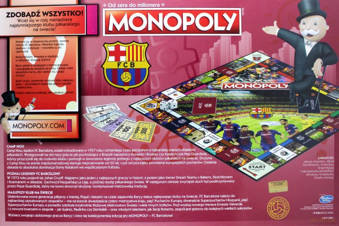 Gra monopoly FC Barcelona [GRA PLANSZOWA]