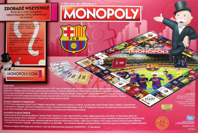 Gra monopoly FC Barcelona [GRA PLANSZOWA]