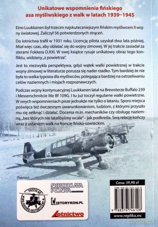 Myśliwce nad Finlandią. Wspomnienia pilota dwóch wojen - Eino Luukkanen [KSIAŻKA]
