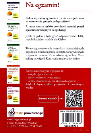 Prawo konstytucyjne w pigułce [KSIAŻKA]
