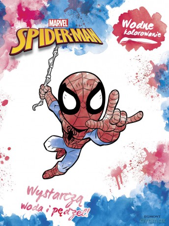 Spider man. Wodne kolorowanie [KSIAŻKA]
