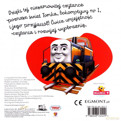 Tomek i przyjaciele. Czytanka dla malucha - Rev. W Awdry [KSIAŻKA]
