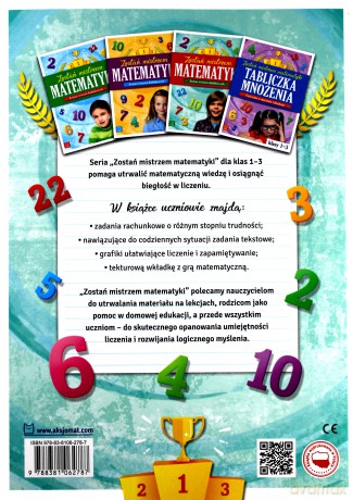 Zostań mistrzem matematyki zestaw ćwiczeń dodatkowych klasa 3 [KSIAŻKA]
