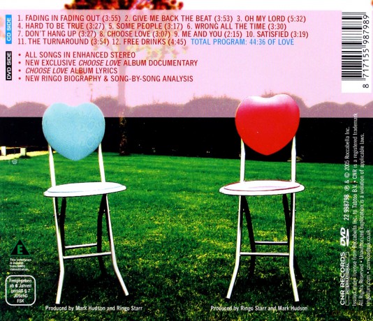 Ringo Starr: Choose Love  [CD]+[DVD]