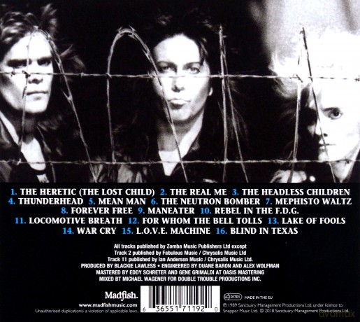 W.A.S.P.: The Headless Children (digipack) [CD]