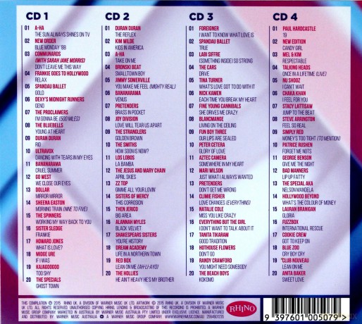80 Hits Of The 80s [4CD]