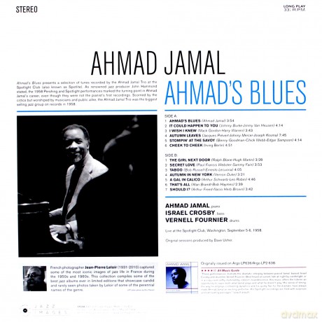 Ahmad Jamal: Ahmads Blues (Gatefold Edition) [Winyl]
