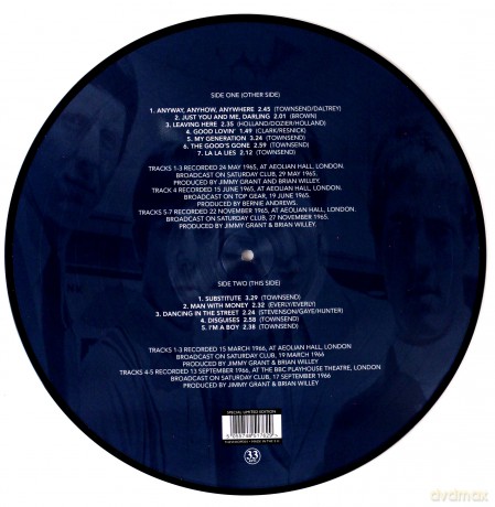 The Who: Anyway Anyhow Anywhere (Picture) [Winyl]