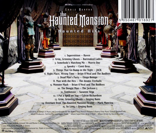 The Haunted Mansion: Haunted Hits soundtrack (Nawiedzony Dwór) [CD]